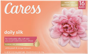 Caress Bar Daily Silk Soap Bar 16 ct